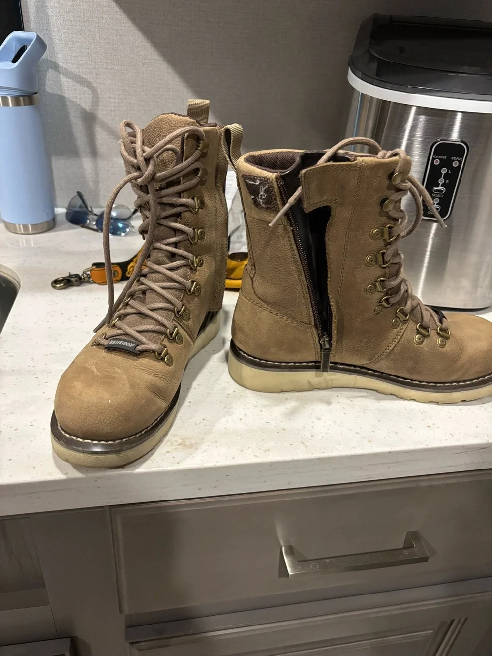 Harley-Davidson Tan women’s suede boots